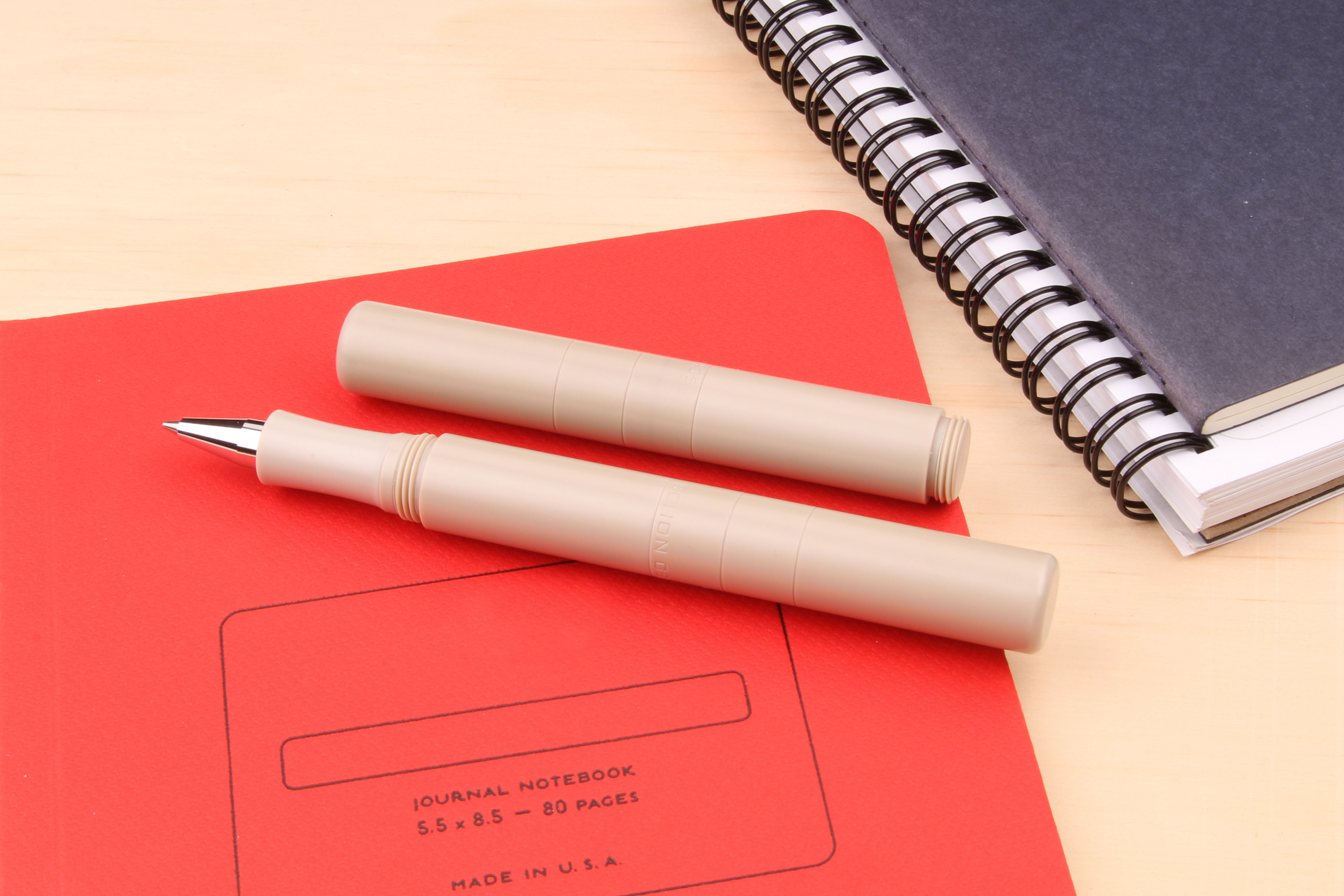 Engineered Plastics "Smoltem" Pocket Inkball Pen - Ultem/Peek/Black Ultem