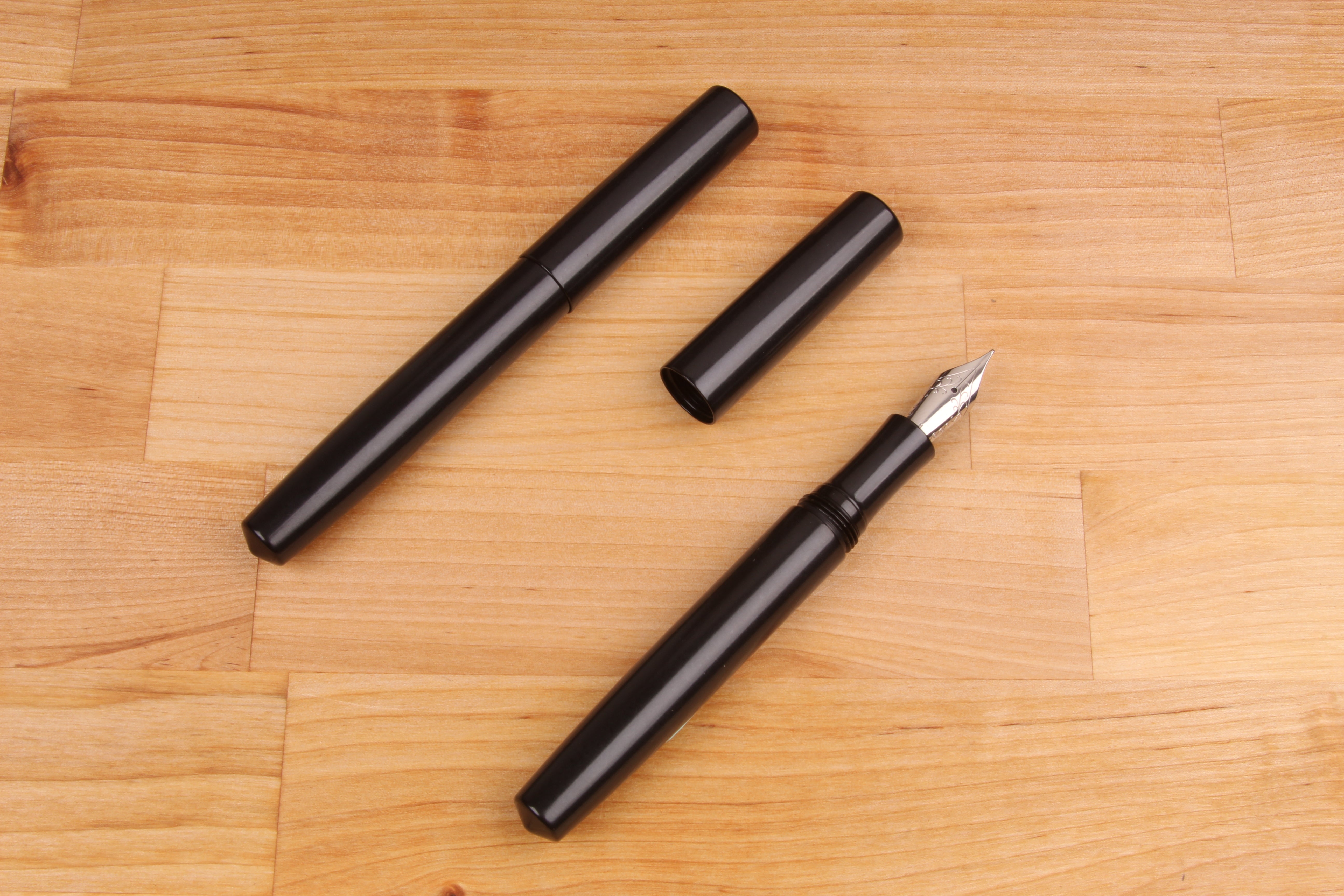 Engineered Plastics "Full Sized" Fountain Pen - Ultem/Peek/Black Ultem
