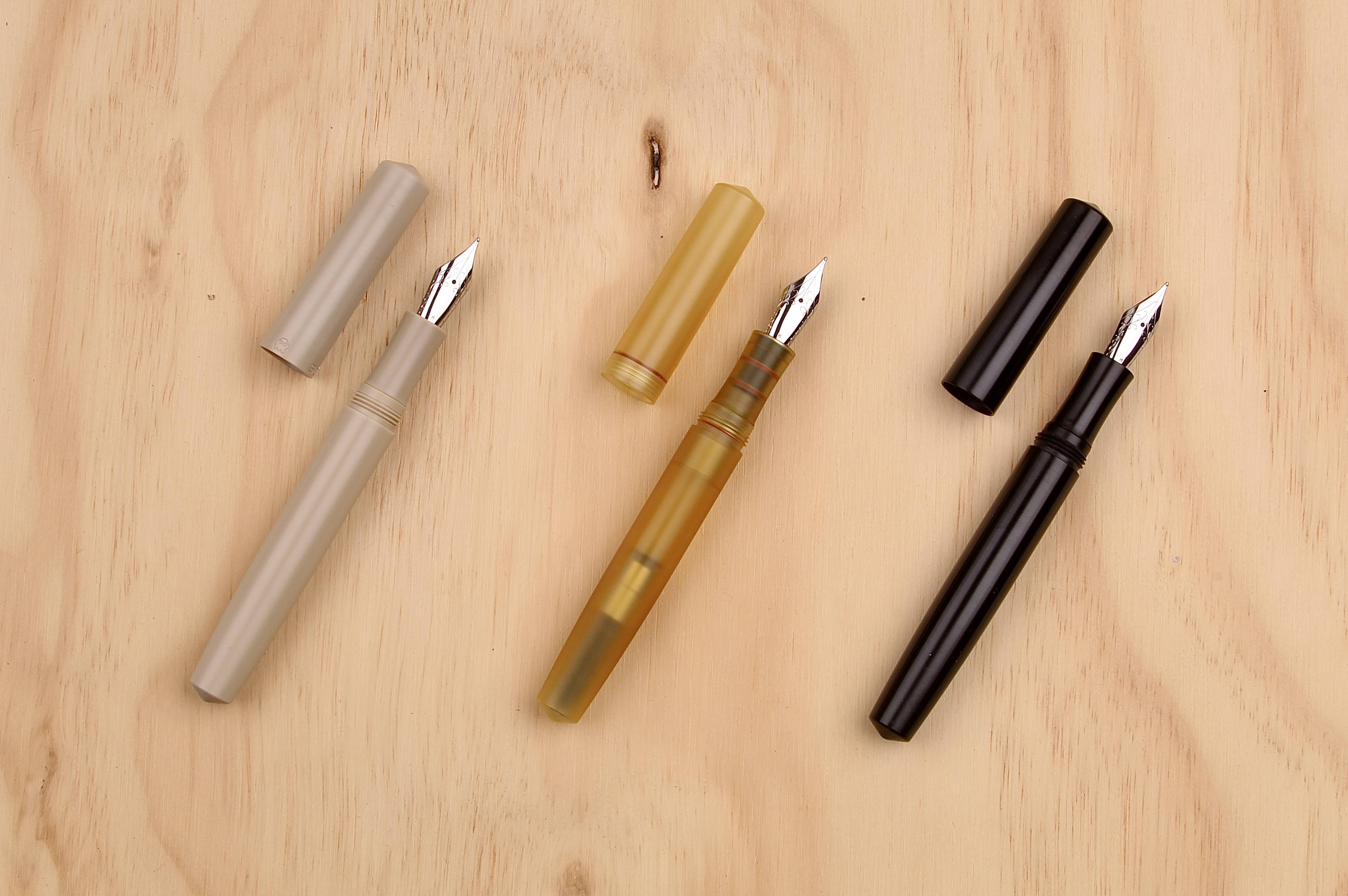 Engineered Plastics "Full Sized" Fountain Pen - Ultem/Peek/Black Ultem