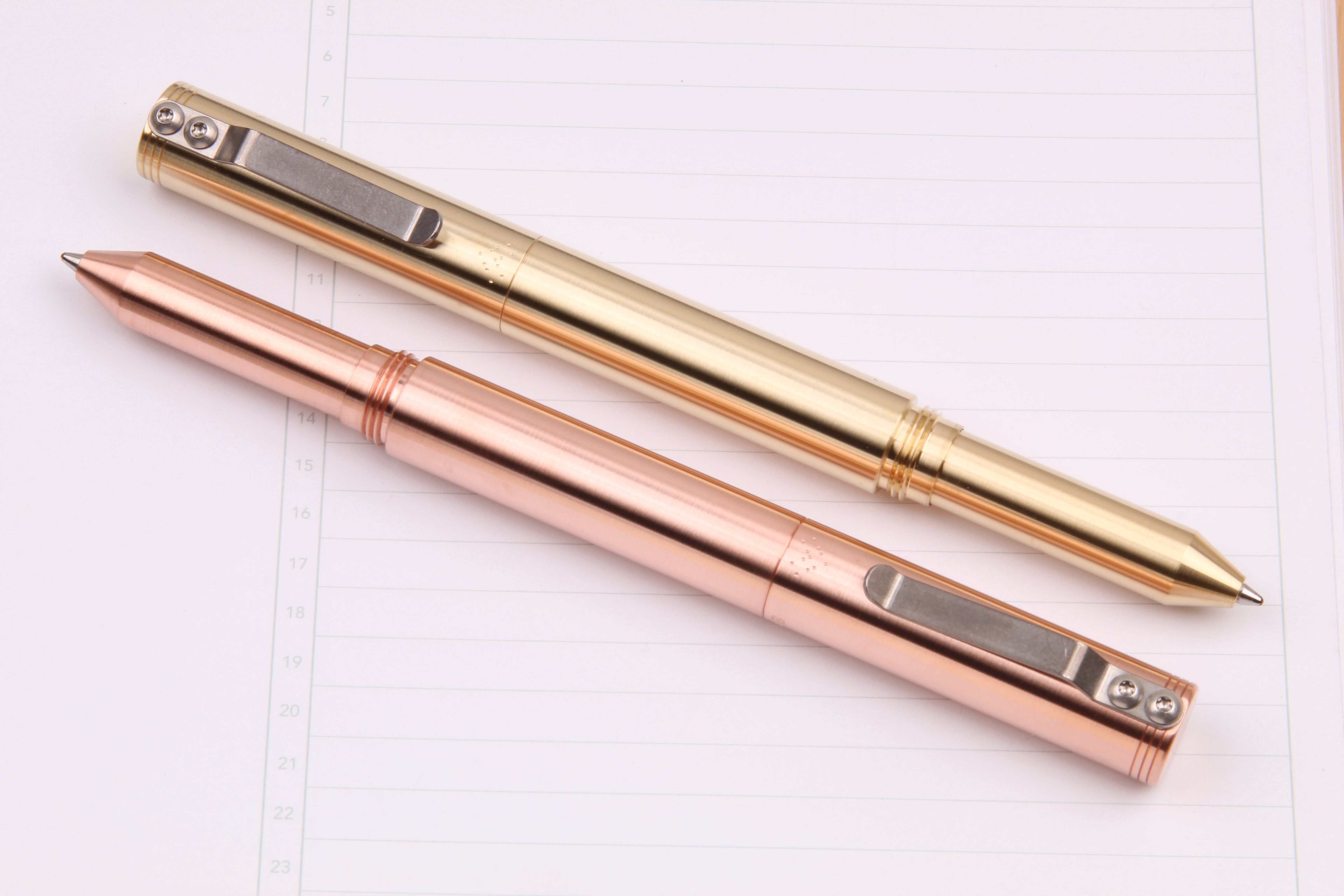 The Machined Pen V2 - The Anniversary Edition- Roller and Fountain Pen