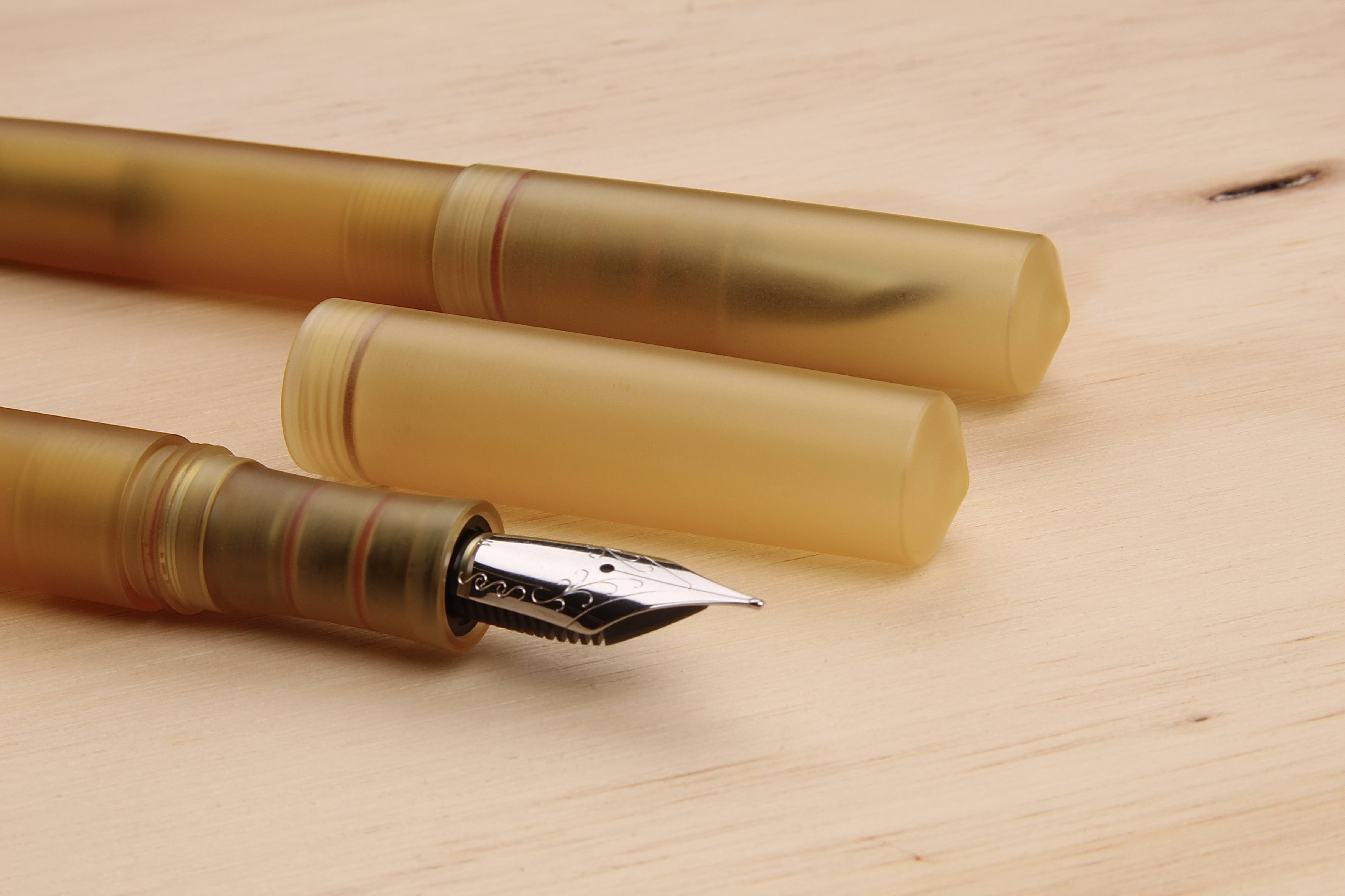 Engineered Plastics "Full Sized" Fountain Pen - Ultem/Peek/Black Ultem