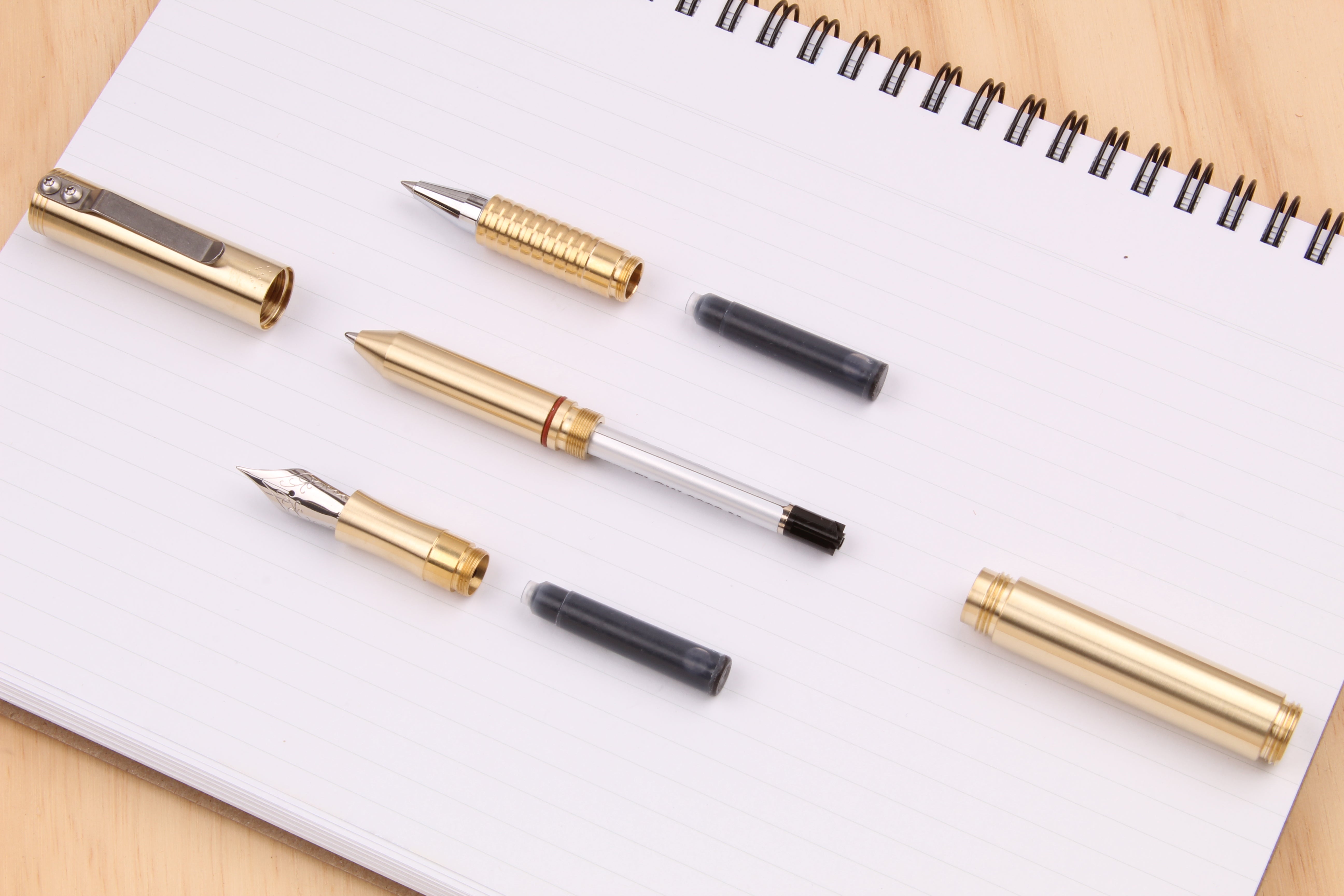 The Machined Pen V2 - The Anniversary Edition- Roller and Fountain Pen