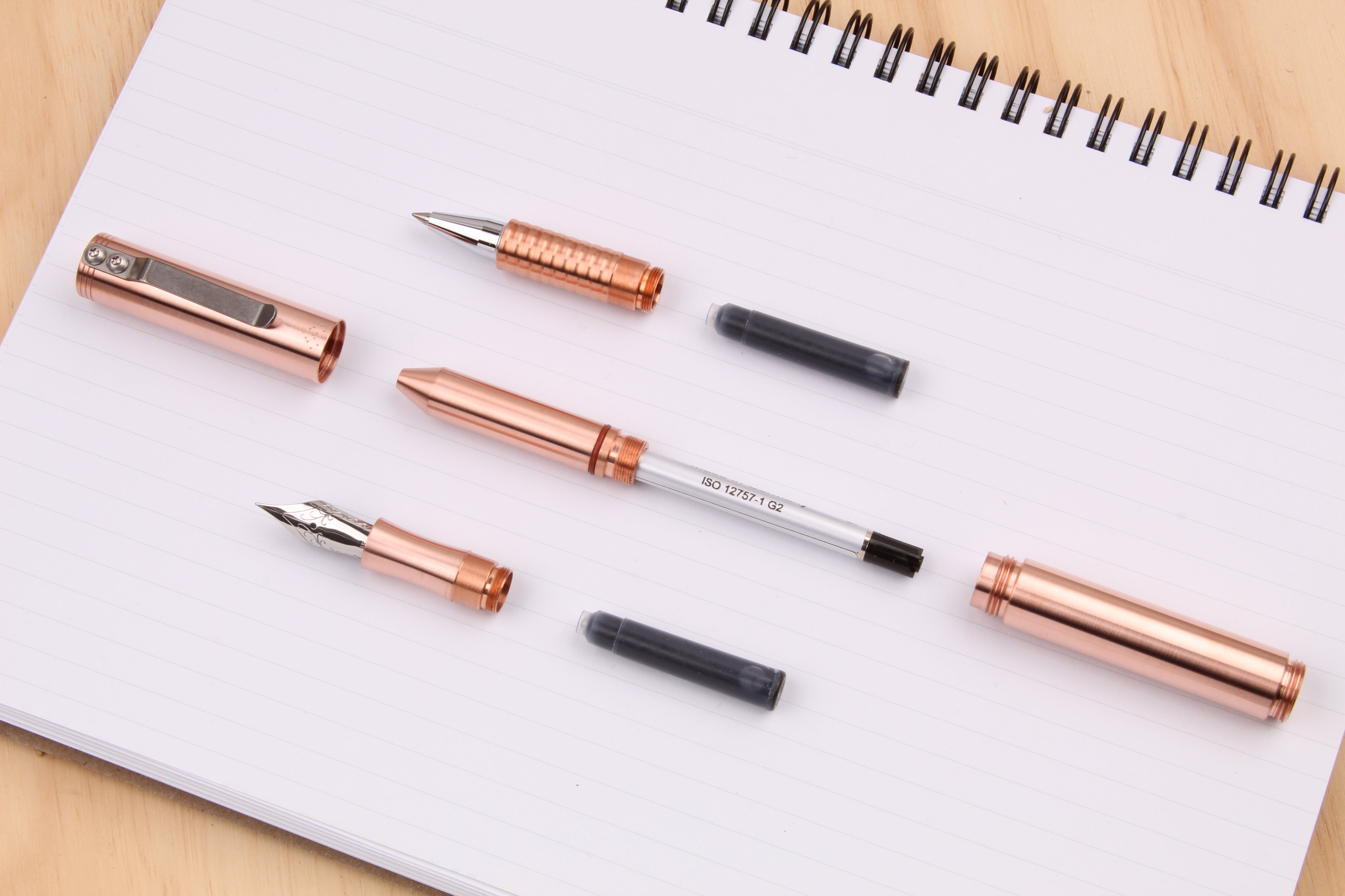 The Machined Pen V2 - The Anniversary Edition- Roller and Fountain Pen