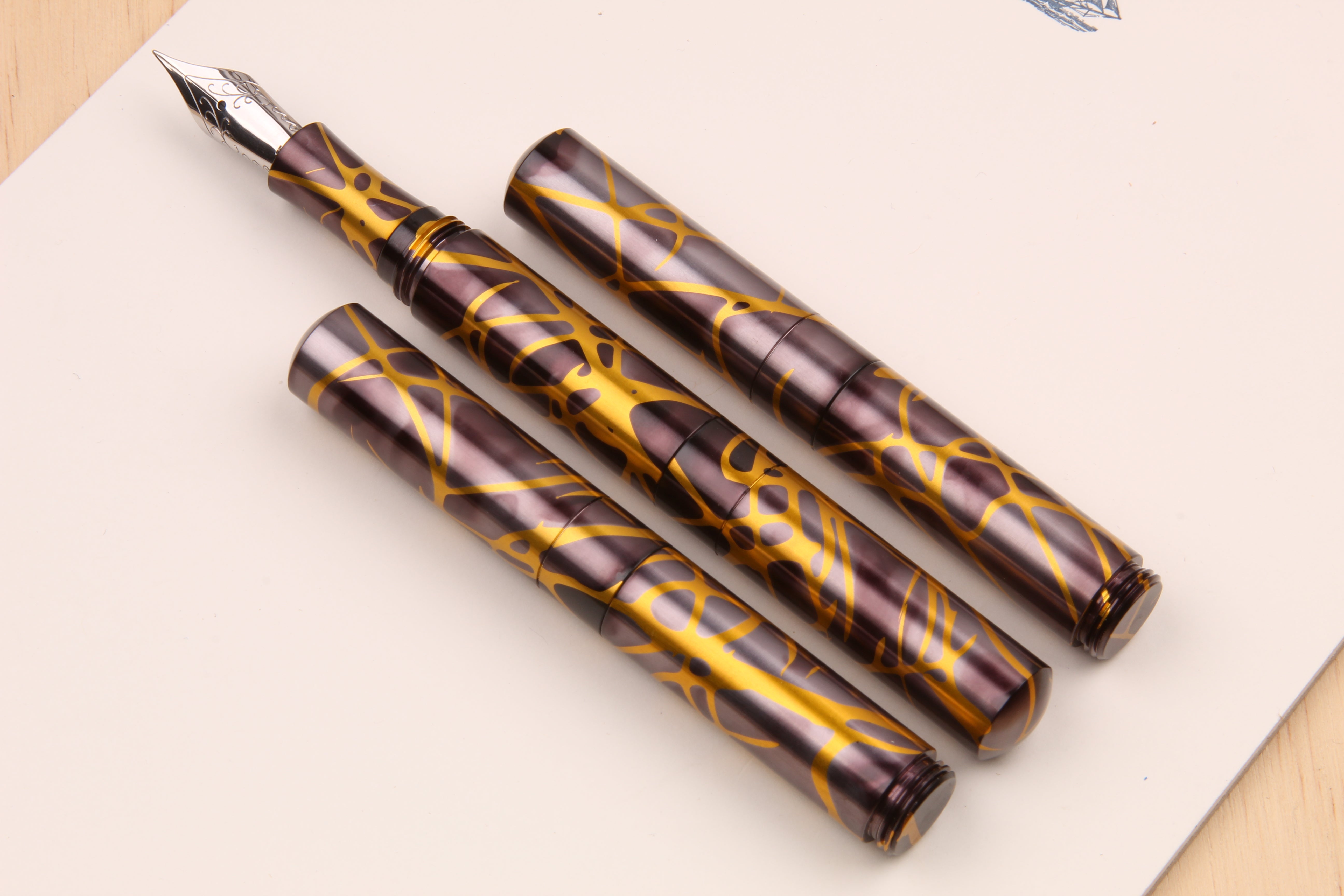 Anodized Aluminum "Pocket Six" Fountain Pen