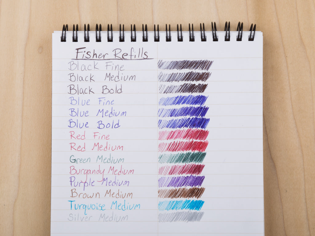 Schon DSGN Pen Refills. Fisher Space Pen Refills, Gel Pen Refills and