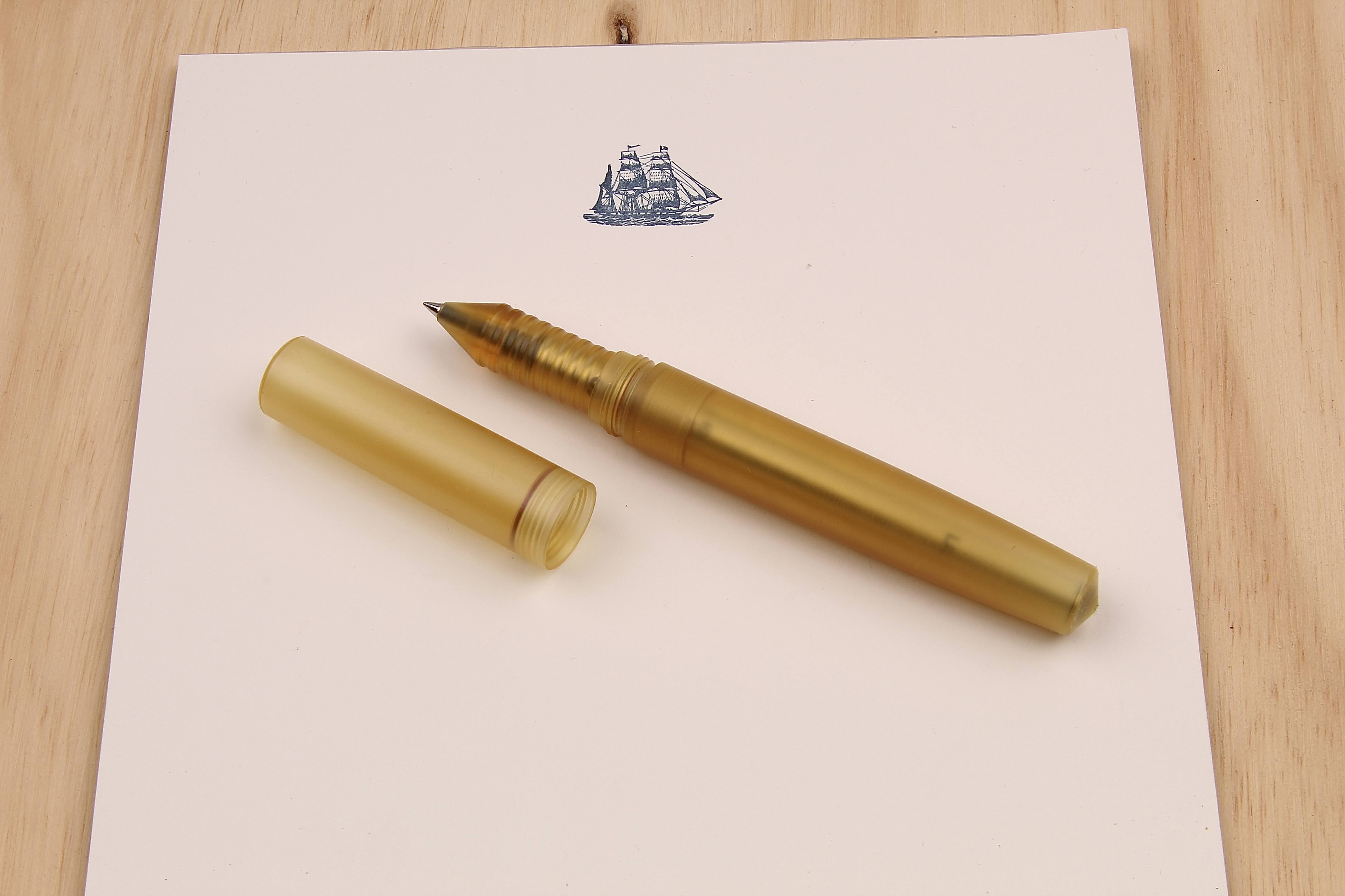 Engineered Plastics "Full Sized" Rollerball Cartridge/Felt Tip Pen - Ultem/Black Ultem