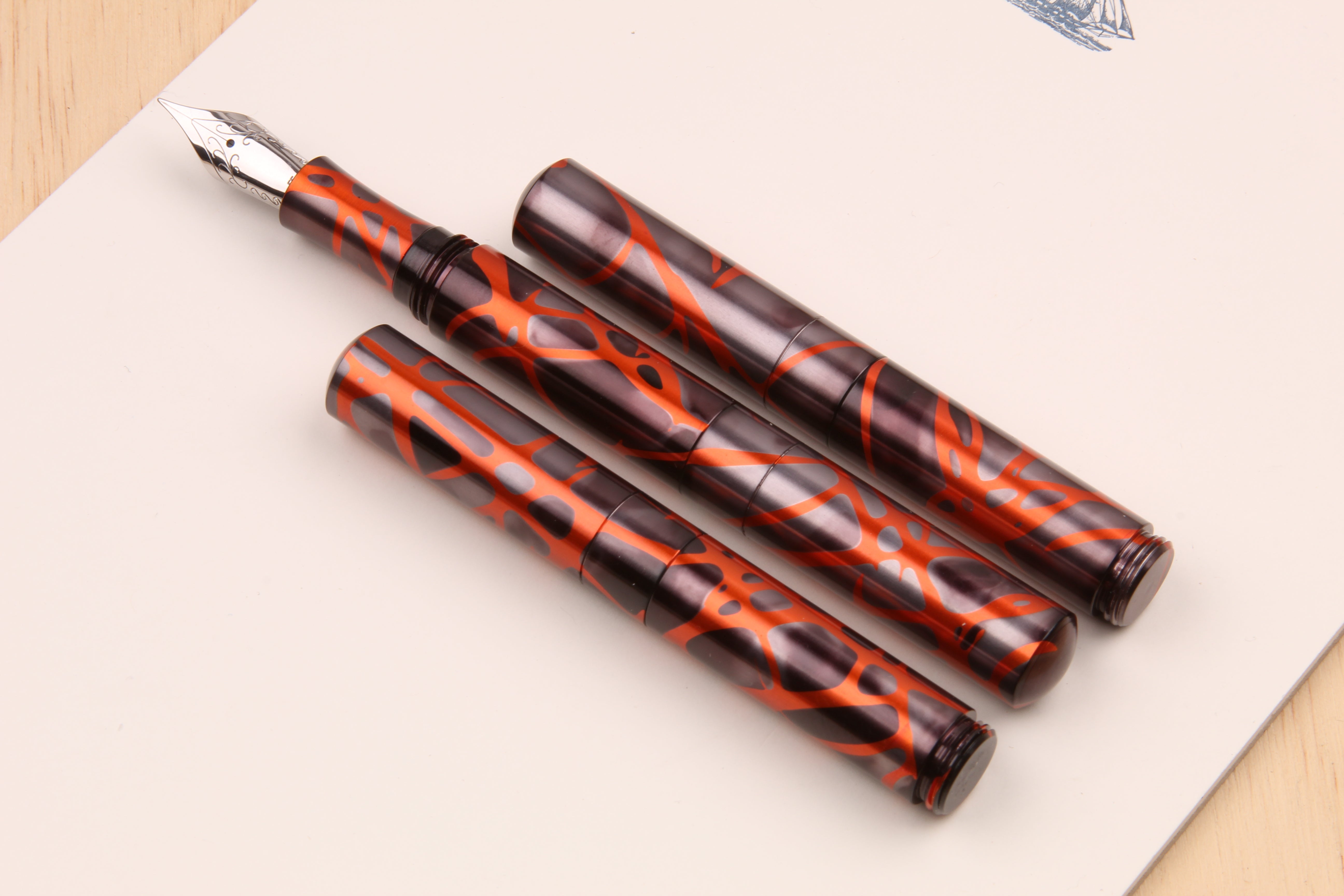 Anodized Aluminum "Pocket Six" Fountain Pen