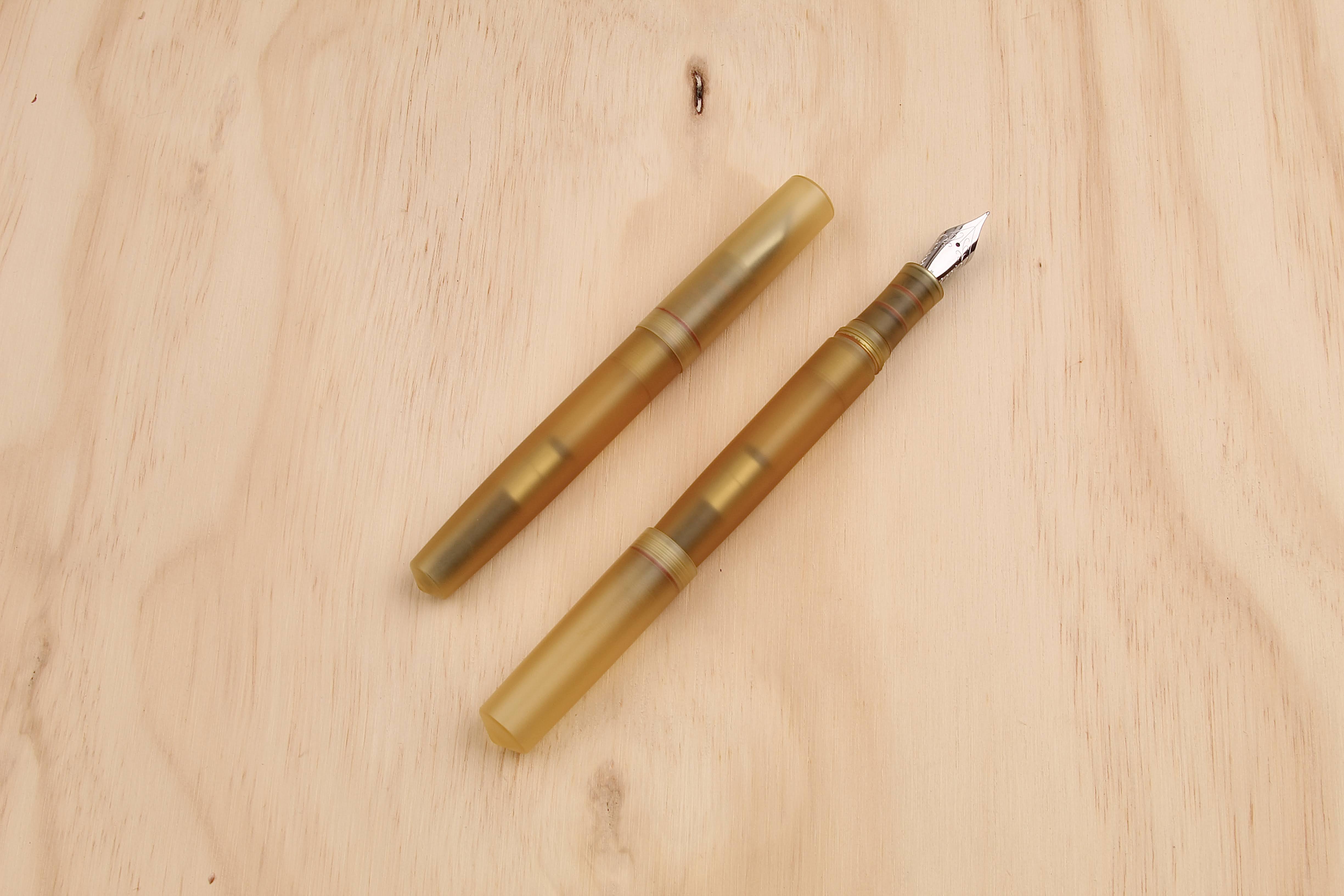 Engineered Plastics "Full Sized" Fountain Pen - Ultem/Peek/Black Ultem