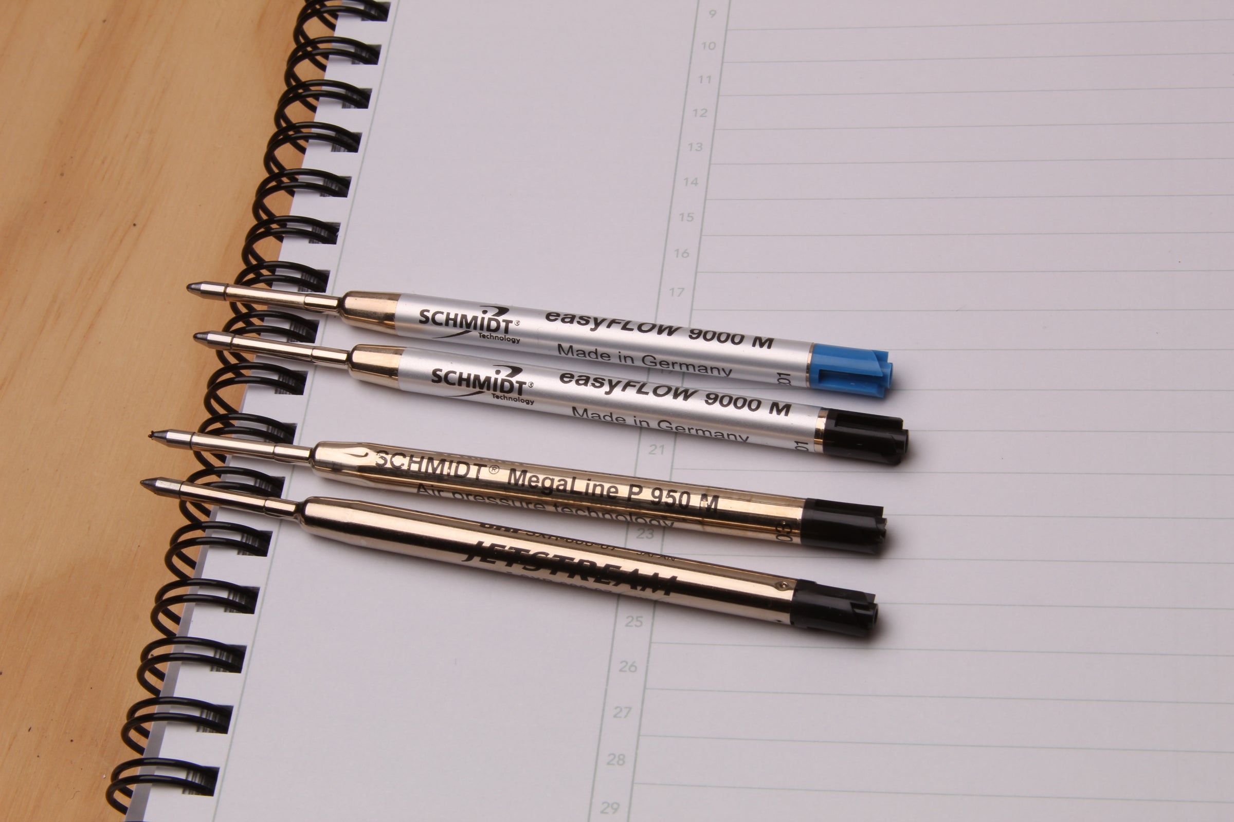 Schon DSGN Pen Refills. Fisher Space Pen Refills, Gel Pen Refills and