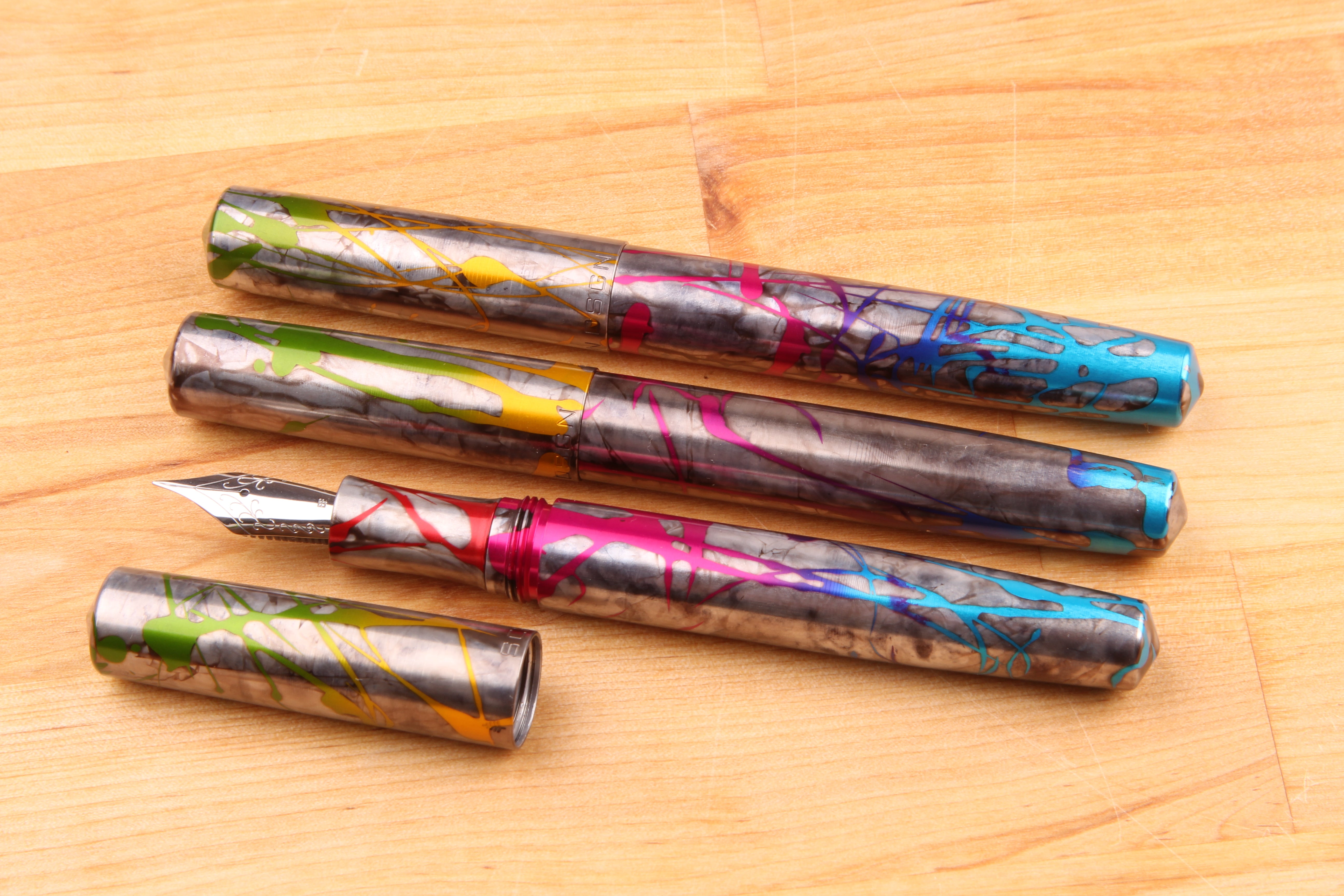 Anodized Aluminum "Full Sized" Fountain Pen