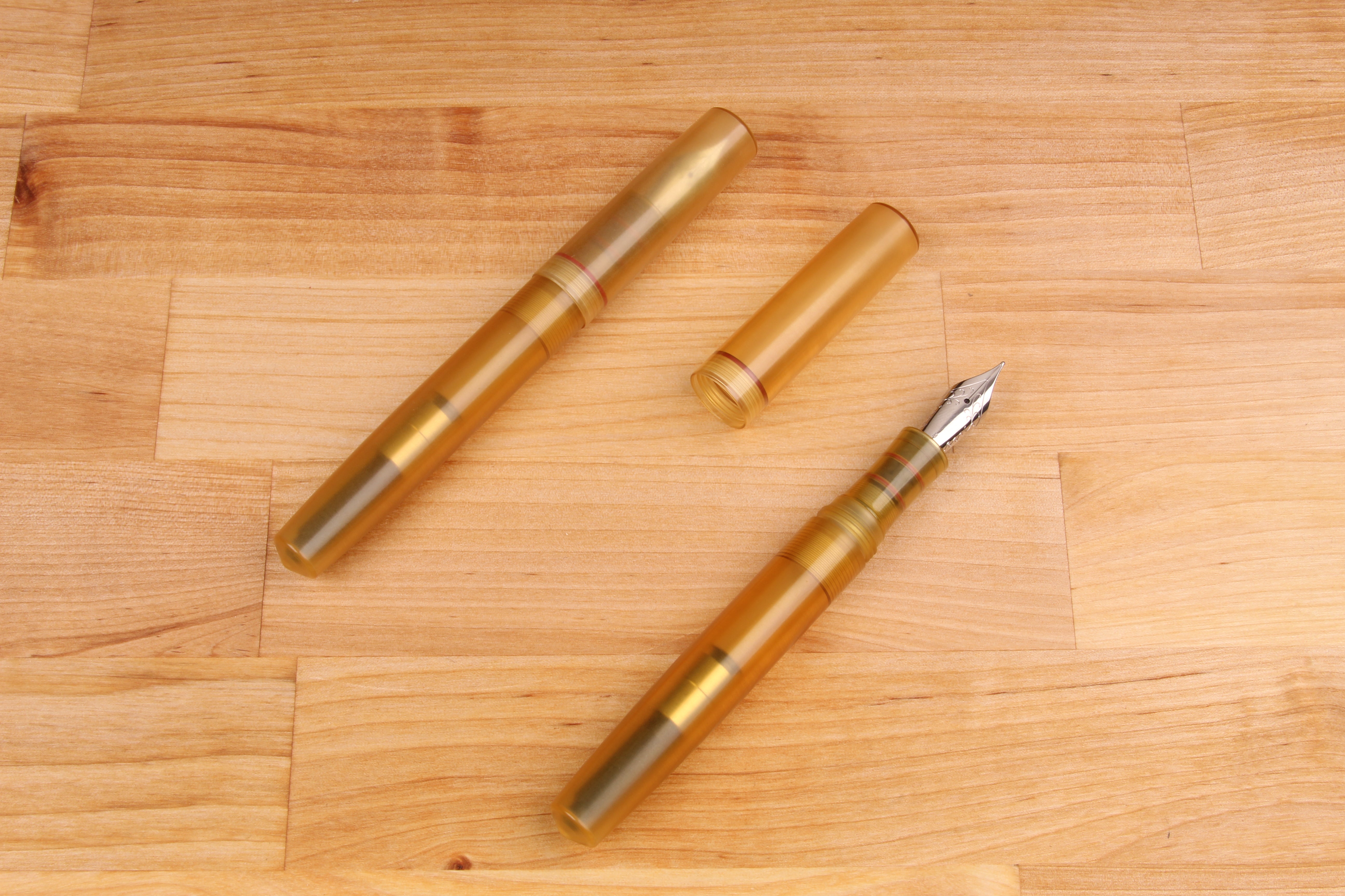 Engineered Plastics "Full Sized" Fountain Pen - Ultem/Peek/Black Ultem