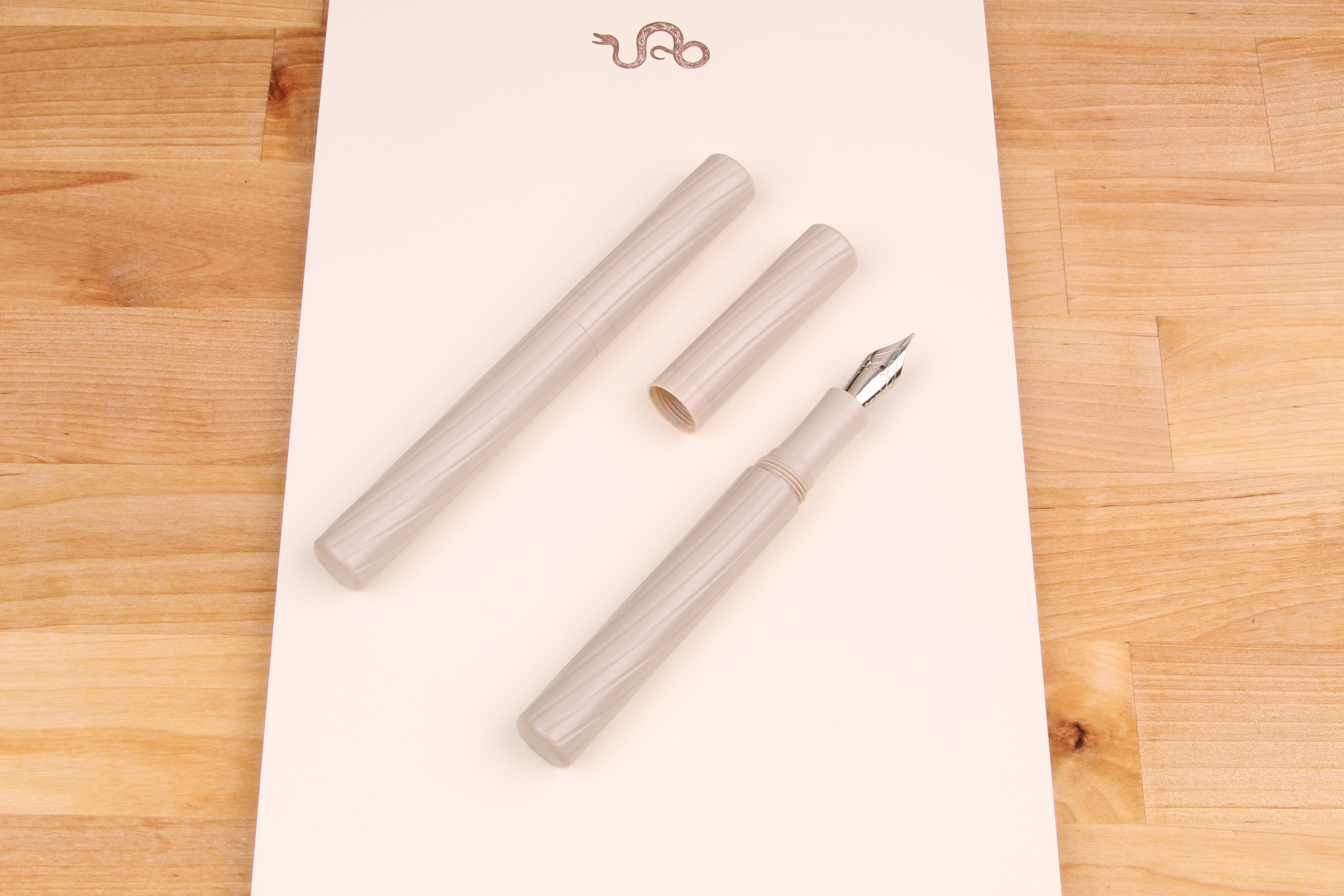 Engineered Plastics "Full Sized" Fountain Pen - Ultem/Peek/Black Ultem