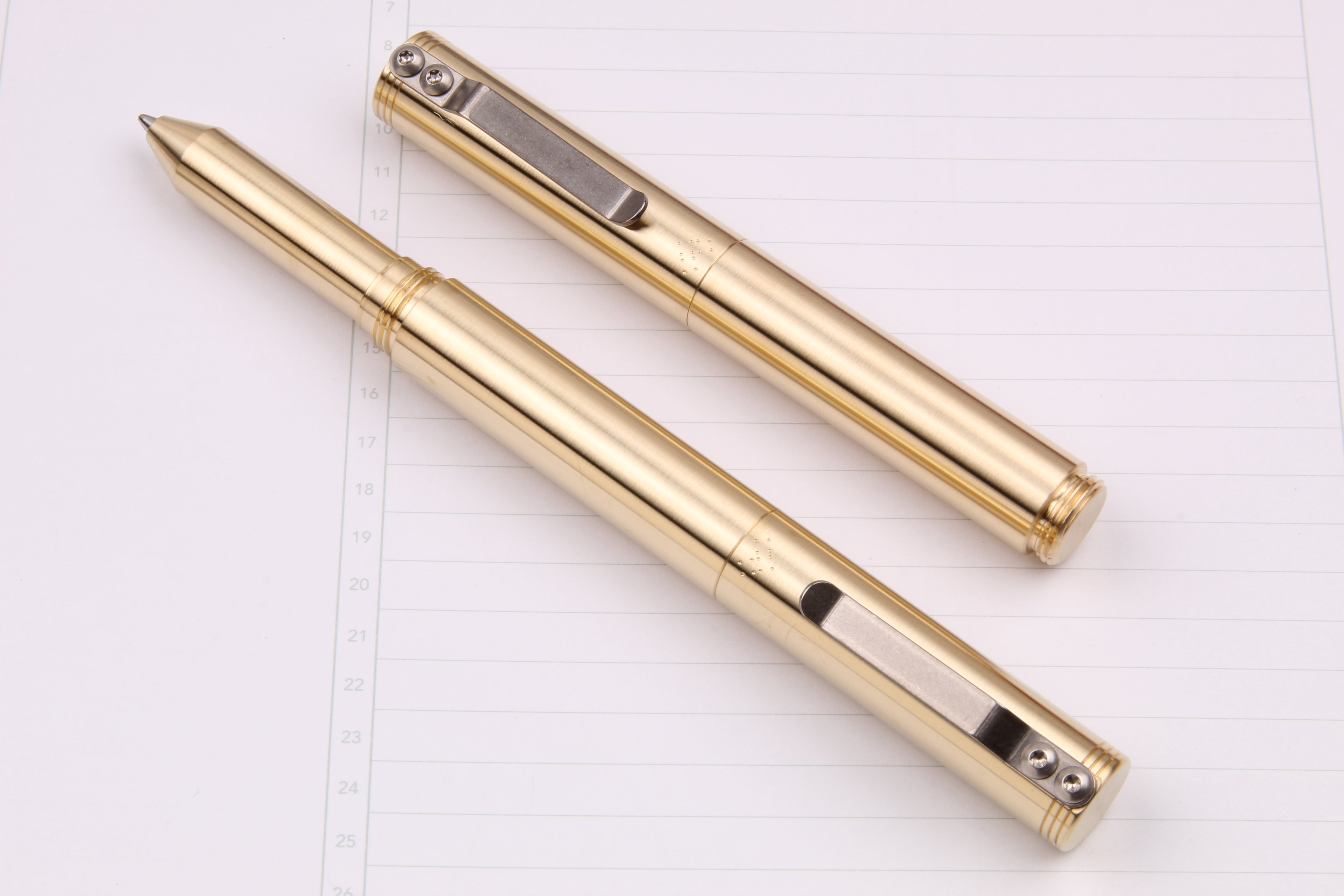 The Machined Pen V2 - The Anniversary Edition- Roller and Fountain Pen