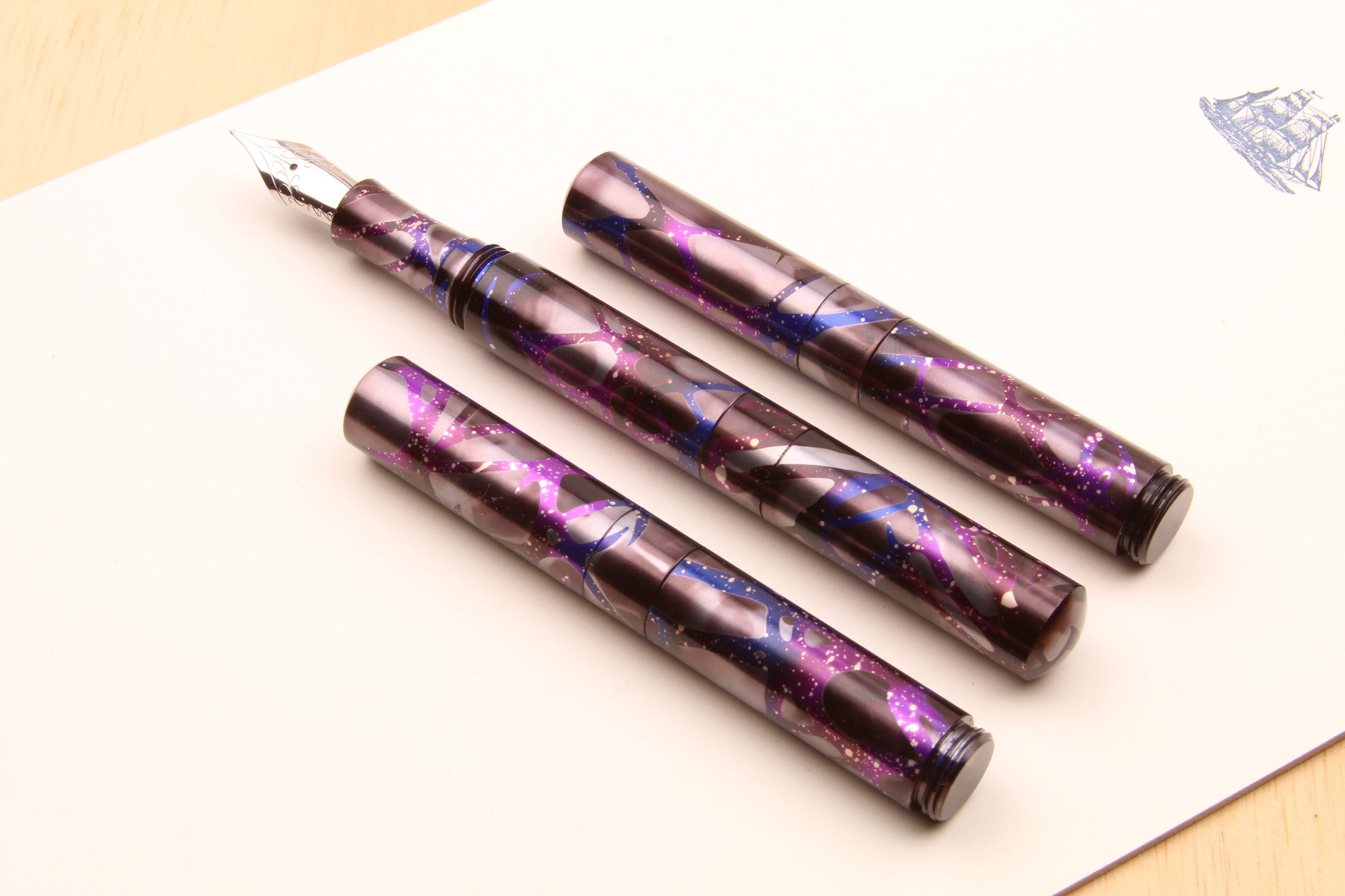 Anodized Aluminum "Pocket Six" Fountain Pen