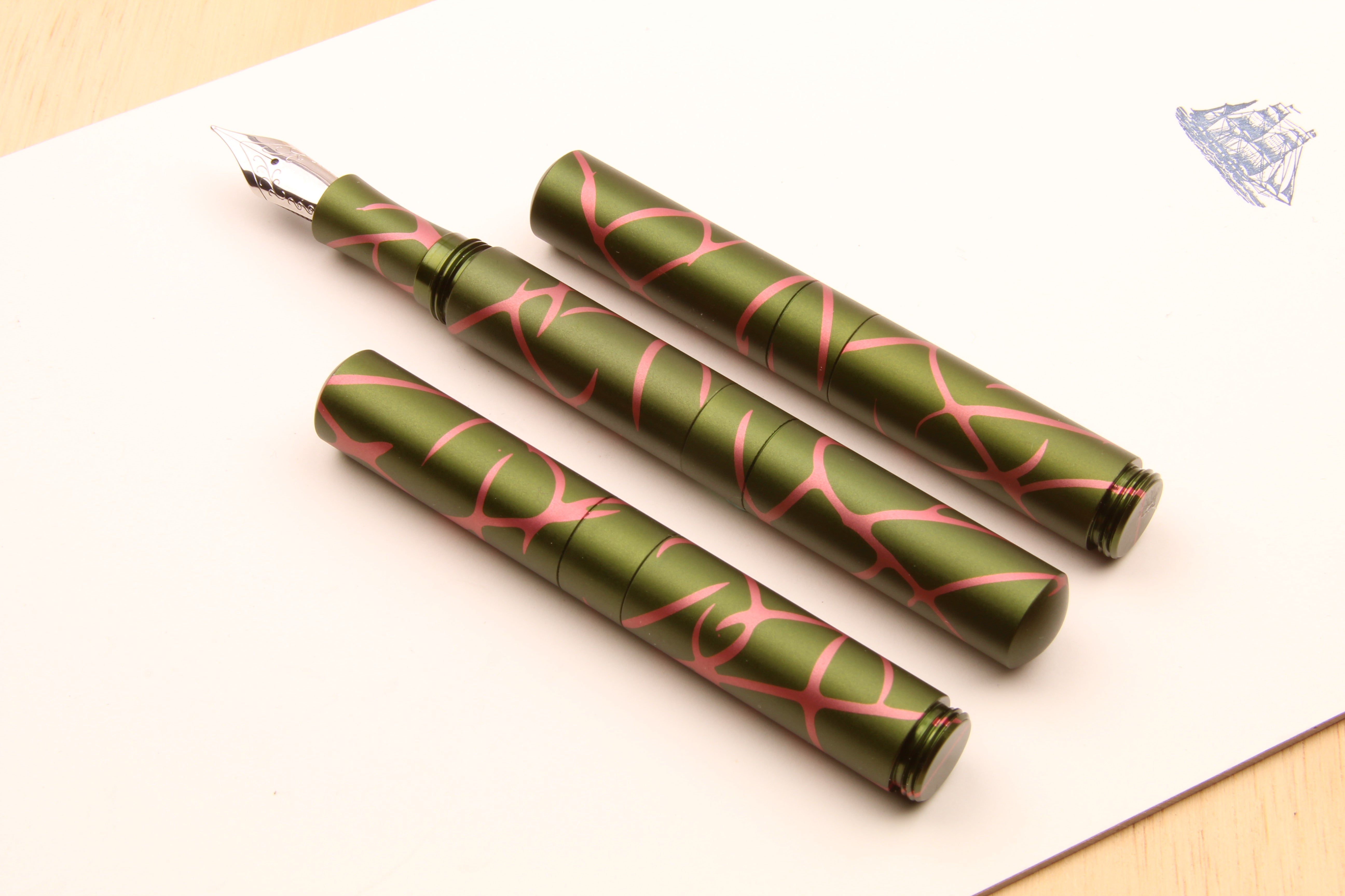 Anodized Aluminum "Pocket Six" Fountain Pen